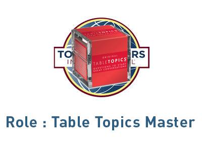 Role Table Topics Master